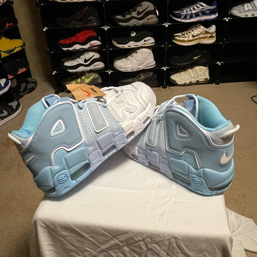 Nike Air More Uptempo, Psychic Blue Sky, DJ5159-400, men’s size 11